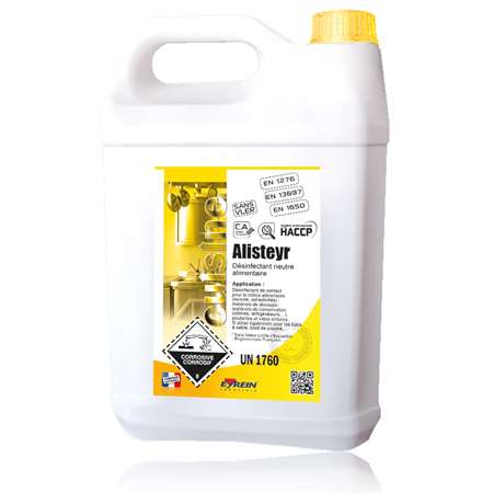 Image de ALISTEYR 5L DESINFECTANT NEUTRE ALIMENTAIRE-A02116