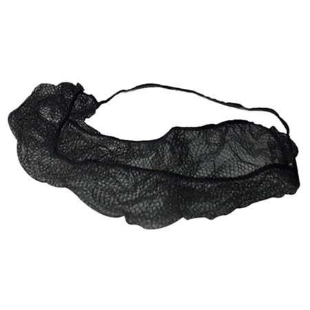 Image de CACHE BARBE PLP NON TISSE NOIR ELASTIQUE