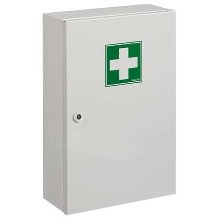 Image de ARMOIRE A PHARMACIE CLINIX 1 PORTE BLANC SIGNALISATION