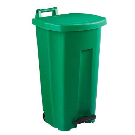 Image de POUBELLE MOBILE A PEDALE 90L BOOGY VERT