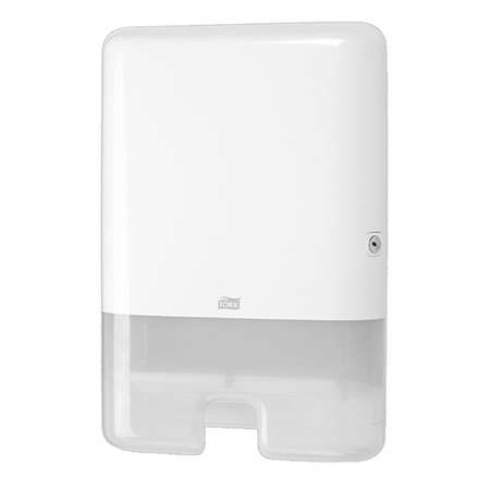Image de DISTRIBUTEUR D'ESSUIE-MAINS FEUILLE A FEUILLE H2 TORK BLANC