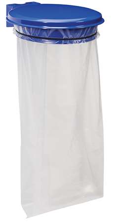 Image de SUPPORT DE SAC COLLEMUR AVEC COUVERCLE 110L BLEU OUTREMER