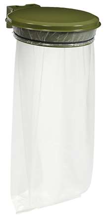 Image de SUPPORT DE SAC COLLEMUR AVEC COUVERCLE 110L VERT OLIVE