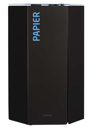 Image de HEXATRI CORBEILLE DE TRI SELECTIF AVEC SERRURE 50L BLEU