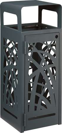 Image de CYBEL CORBEILLE 110 L SANS CENDRIER ANTHRACITE