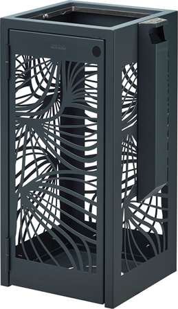 Image de BELLA CORBEILLE 110 L AVEC CENDRIER ANTHRACITE