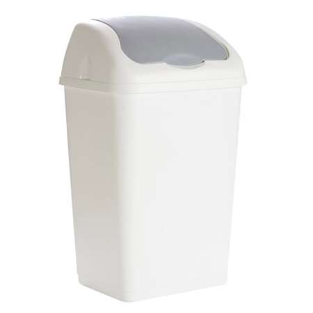 Image de POUBELLE A COUVERCLE BASCULANTE PLASTIQUE 35 L