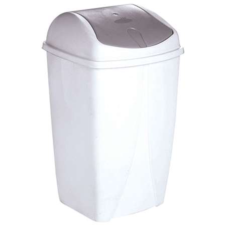 Image de POUBELLE SWING COUV BASCUL PL 25L BLC