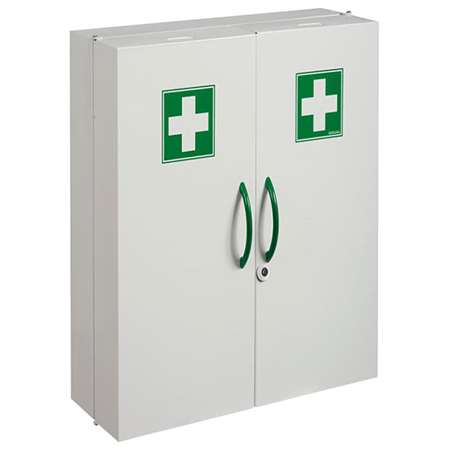 Image de ARMOIRE PHARMACIE 2 PORTES BLANCHE
