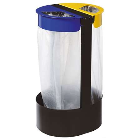 Image de CITWIN POUBELLE 2 FLUX 75L SUR PIED